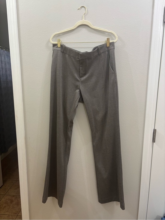 Kut from the Kloth Pants - Kut from the Kloth herringbone  Gray Dress Pants - Tailored Straight Leg